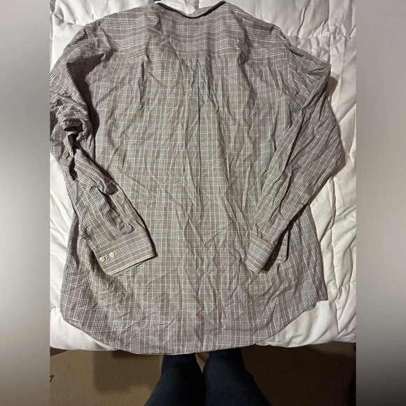 Peter Millar Men’s Plaid Button Down Long Sleeve Shirt XL - Picture 4 of 5
